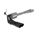 MBRP 2019+ Chevrolet Silverado 1500 4.5L/5.3L Pre-Axle Dual Side Exit w/ 4in OD Tip- Black Coated