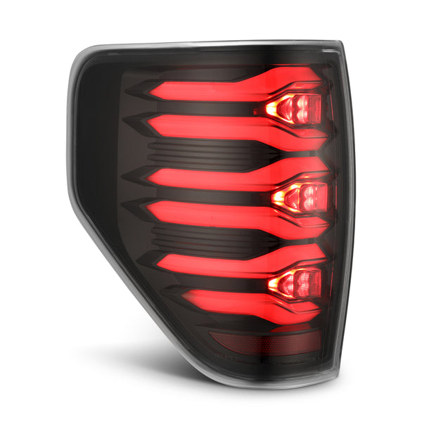 AlphaRex 09-14 Ford F150 LUXX LED Taillights - AlphaBlack Housing