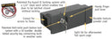 Tuffy Bronco Security Glovebox 196677- Black