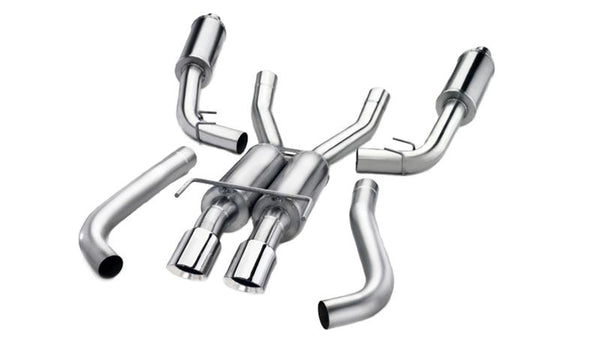 Corsa 2011-2021 -14 Toyota Tundra Double Cab/Crew Max 5.7L V8 Polished Sport Cat-Back Exhaust