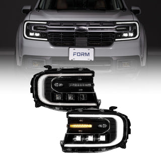 Form Lighting 22-24 Ford Maverick Sequential LED Projector Headlights (Pair)