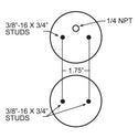Firestone Ride-Rite Replacement Air Helper Spring (For PN 6781 / 6782 / 6783 / 6784) (W217606788)