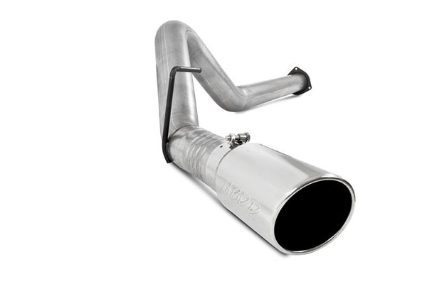 MBRP 11-14 Ford 6.7L F-250/350/450 4in Filter Back Single Side Exit Alum and Down Pipe Exhaust