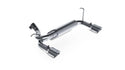 MBRP 07-14 Jeep Wrangler/Rubicon 3.6L/3.8L V6 Axle-Back Dual Rear Exit T409 Performance Exhaust Sys