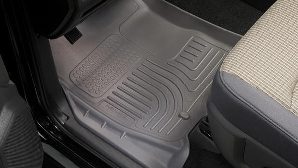 Husky Liners 07-12 Dodge Caliber / 07-12 Jeep Compass WeatherBeater Front Row Black Floor Liners