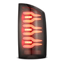 AlphaRex 02-06 Dodge Ram 1500/03-06 Dodge Ram 2500+3500 Luxx-Series LED Tail Lights (Pair) Black