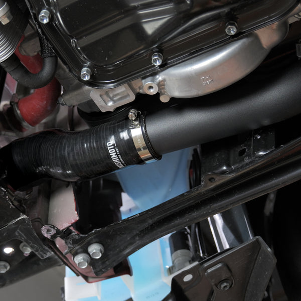 Mishimoto 2023+ Toyota GR Corolla Intercooler & Pipe Kit - Silver Cooler - Red Pipes