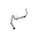 MBRP 11-14 F250/F350/F450 6.4L PS CC/SC AL Steel 4in Filter-Back Single Side - No Muffler w/ DP