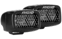 Rigid Industries SR-M Series PRO Midnight Edition - Spot - Diffused - Pair