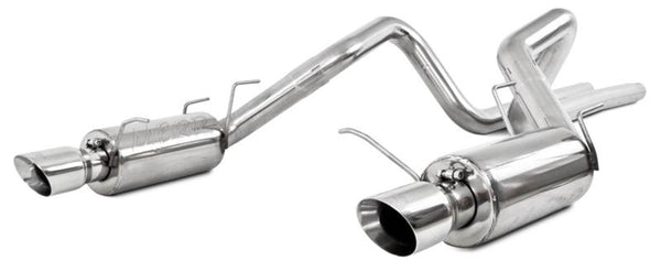MBRP 11-14 Ford Mustang GT 5.0L Dual Split Rear Race Version T409 3in Cat Back Exhaust System