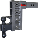 Gen-Y Mega Duty 2.5in Shank 9in Drop 3K TW 21K Hitch w/GH-061 Dual-Ball/GH-062 Pintle Lock