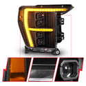ANZO 21-23 Ford F-150 (w/Factory Halogen) Z-Series Full LED Proj Headlights - Pass. Side ONLY
