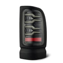 AlphaRex 94-01 Dodge Ram 1500/2500/3500 LUXX-Series LED Tail Lights - Alpha-Black