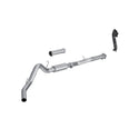 MBRP 01-04 Chevy Silverado / GMC Sierra 2500/3500HD 4in OD CatBack Single Side Exit w/ Downpipe - AL
