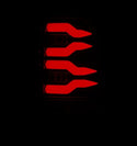 AlphaRex 97-03 Ford F150 / 99-16 Ford F250/F350/F450/F550 LUXX-Series LED Tail Lights - Alpha-Black