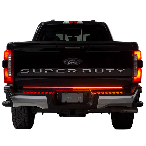 Putco 23-24 Ford SuperDuty F-250 60In Direct Fit Blade Kit Tailgate Bars w/ LED Taillamps