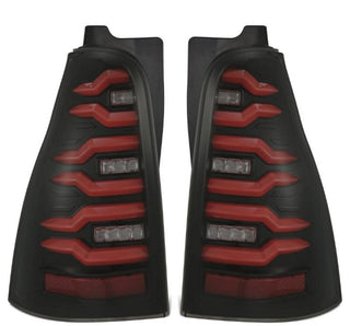 AlphaRex 03-09 Toyota 4Runner LUXX-Series LED Tail Lights- Black/Red