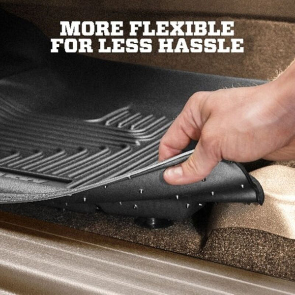 Husky Liners 21-24 Ford F-150 SuperCrew Weatherbeater Black Front & 2nd Seat Floor Liners