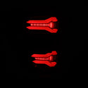 AlphaRex 21-23 Ford F-150 LUXX LED Taillights - Black w/ BLIS