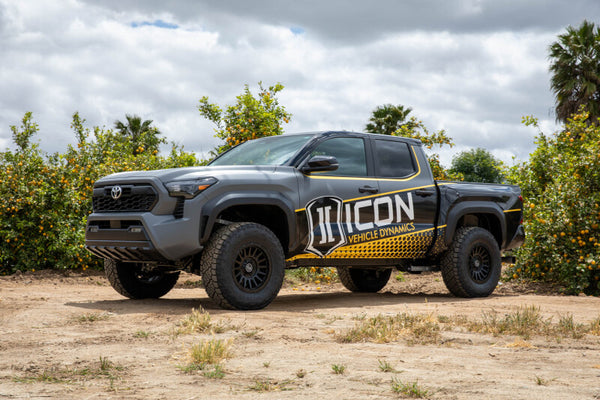 ICON 24+ Toyota Tacoma Remote Reservoir Shocks w/ CDXS 0-1in. Lift- (Rear)