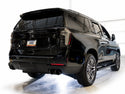 AWE Tuning 2021+ GMC Tahoe/Yukon 5.3L 0FG Split Rear Exit Catback Exhaust - Quad Diamond Blk Tips