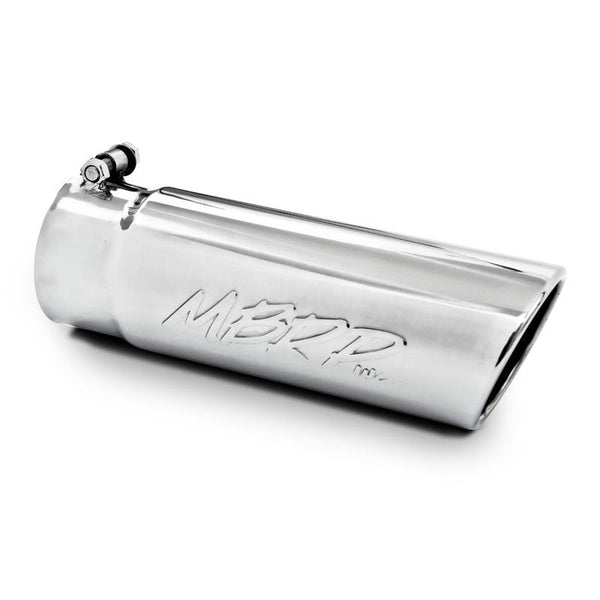MBRP Universal Tip 6 O.D. Angled Rolled End 5 inlet 12 length