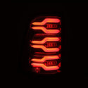 AlphaRex 19-21 Dodge Ram 1500 Luxx-Series LED Tail Lights Alpha-Black w/Activ Light/Seq Signal