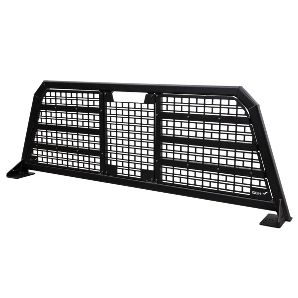Gen-Y 17+ Ford F250/ F350 Defender Headache Rack/ 3-Molle Panels - Black