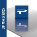 Putco 2021 Ford F-150 Ford Lettering (Cut Letters/Stainless Steel) Tailgate Emblems