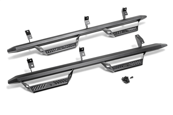 N-Fab Predator Pro 19-20 Chevy/GMC 1500 Crew Cab - Cab Length - Tex. Black