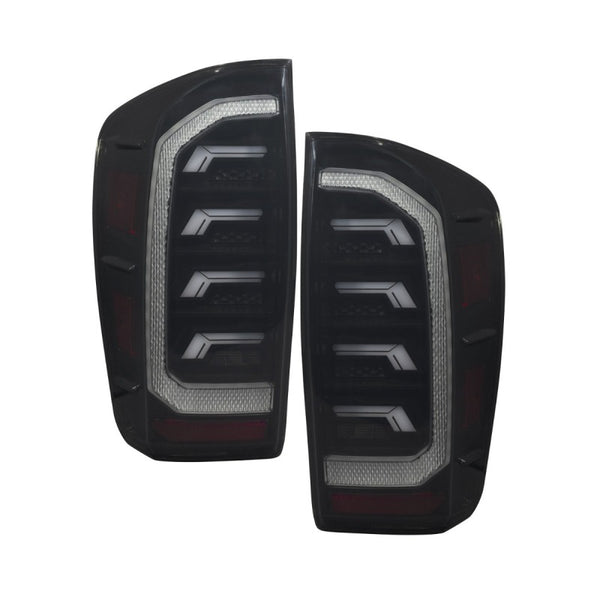 Form Lighting 2016-2023 Toyota Tacoma LED Tail Lights Smoked (Pair)
