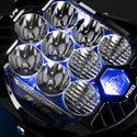 LP9 Pro LED Auxiliary Light Pod (Light Pattern: Driving/Combo; Color: Clear; Backlight: Blue)