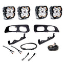 Ford Super Duty (23-26)  Dual Fog Pocket Kit Upfitter  Squadron Sport 2.0  Clear  Multi Patterns