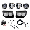 2020-2022 Ford Super Duty  Dual Fog Pocket Kit  Squadron 2.0 Pro/SAE  Clear  SAE/Pro DC