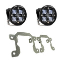 Squadron SAE Fog Pocket Kit - '19-23 Ranger; '21-25 Bronco W/ OE Plastic Bumper (SAE Fog; Clear)