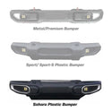 Squadron-R SAE Fog Pocket Kit - '20-26 Gladiator / '18-26 Wrangler JL; W/ OE Sahara Bumper (SAE Fog; Clear)
