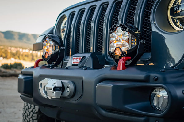 Baja Designs 497805 Squadron Pro Wide Cornering Black LED Auxiliary Light Pod Pair