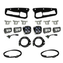 Squadron SAE/Dual S2 Sport Steel Bumper Fog Pocket Kit - '21-26 Bronco; '22-26 Bronco Raptor; Steel Bumper (SAE Fog; Clear; Upfitter Wiring)