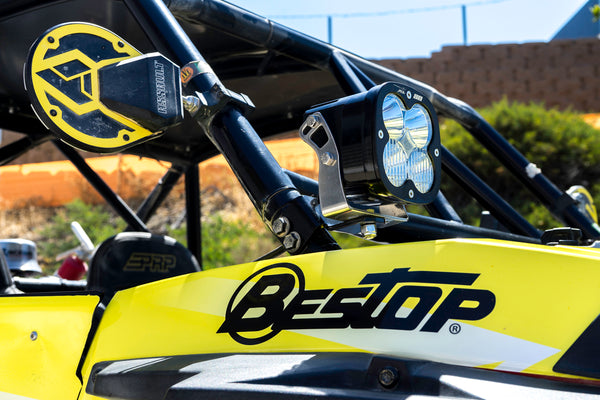 Squadron Pro A-Pillar Kit - '14-21 RZR XP 1000; XP Turbo; Turbo S (Spot; Clear)