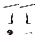 S8 Dual 30 Inch Grille Kit - '20-23 Sierra 2500HD/3500HD Exc. AT4 (Driving/Combo; Clear)