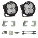 Jeep JK Squadron-R Sport Fog Pocket Light Kit - Jeep 2007-09 Wrangler JK; NOTE: W/ Standard OE Bumper (Clear)