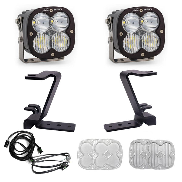 XL Pro A-Pillar Kit - 2023-26 Ford F-250/350 Super Duty (Driving/Combo; Clear; Upfitter Wiring)