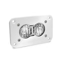 S2 Pro White Flush Mount LED Light Pod (Wide Cornering; Clear)