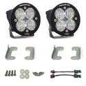 Squadron-R Pro Fog Pocket Kit - '10-18 Wrangler JK; W/ Standard OE Bumper (Wide Cornering; Clear)