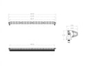 S8 Straight LED Light Bar (40 Inch; Spot; Clear)