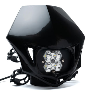 Baja Designs Squadron 2.0 Sport Spot Clear  A/C  M/C LED  Race Light  Black