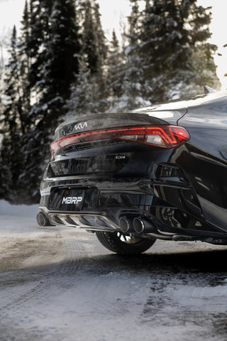 MBRP Exhaust 2.5" Cat Back Quad Split Rear With Carbon Fiber Tips T304