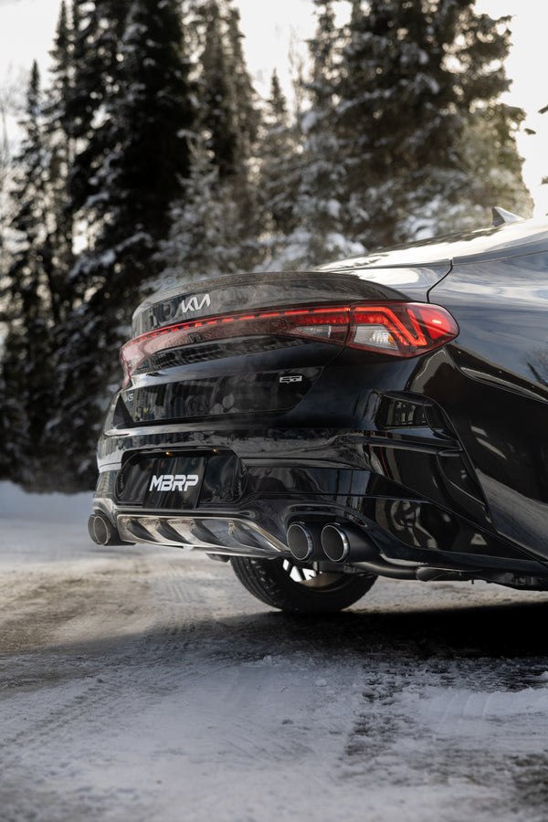 MBRP Exhaust 2.5" Cat Back Quad Split Rear With Carbon Fiber Tips T304