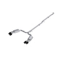 MBRP Exhaust 2.5" Cat Back Quad Split Rear With Carbon Fiber Tips T304