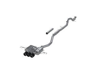 MBRP Exhaust 3" Cat Back Triple Rear Exit T304 CF Tips